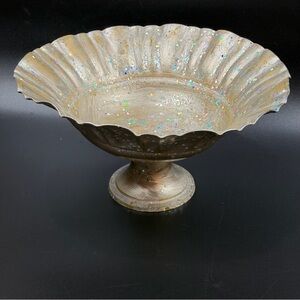 Gold Glitter Decorative Bowl
